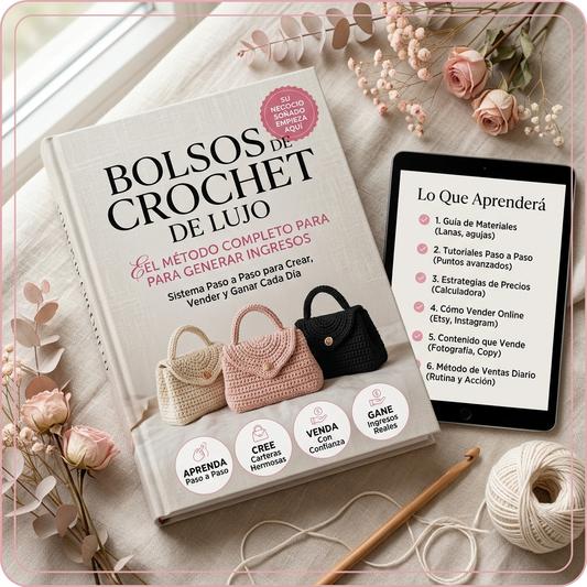 Método Crochet-Bolsos de lujo